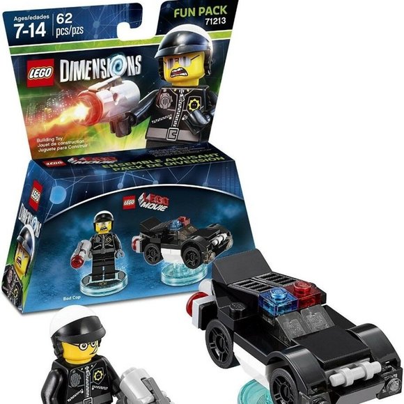 Lego Dimensions bad cop police car fun pack 71213 - Picture 1 of 2